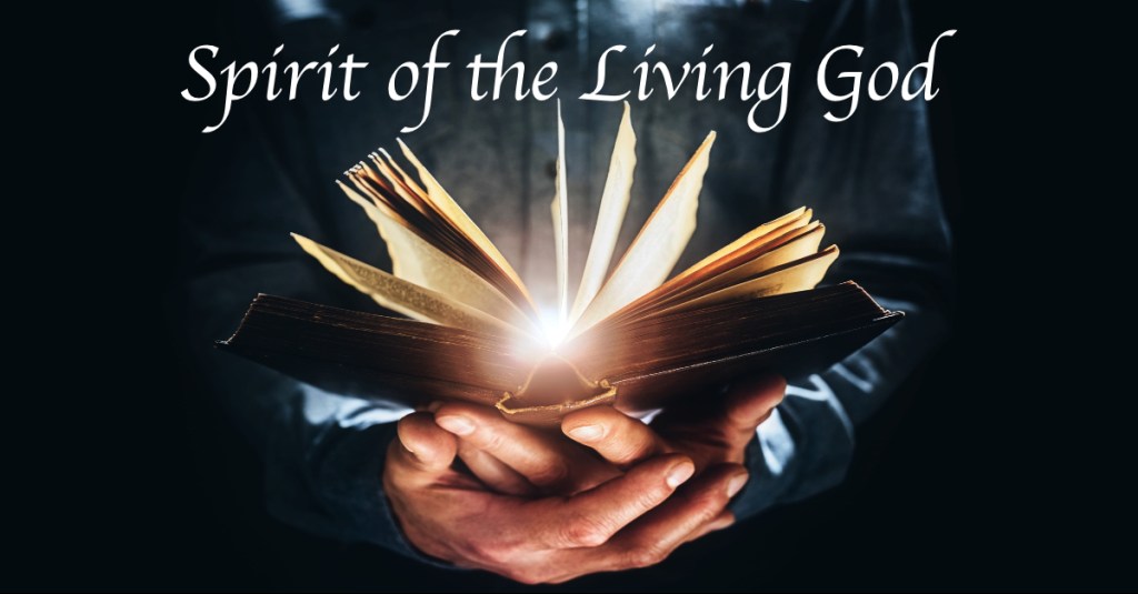 Spirit of The Living God –&nbsp;Recognition